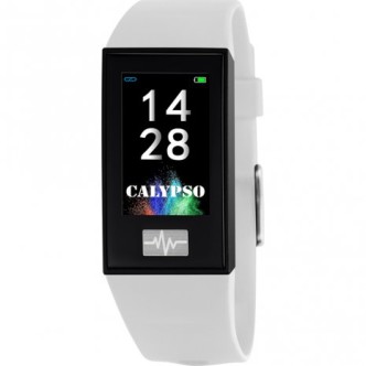 1 - Smartwatch Calypso white man K8500 / 1 case and resin strap