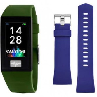 1 - Smartwatch Calypso green man K8500 / 8 resin case and strap