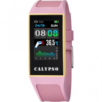 1 - Calypso pink woman smartwatch K8502 / 1 with replacement strap