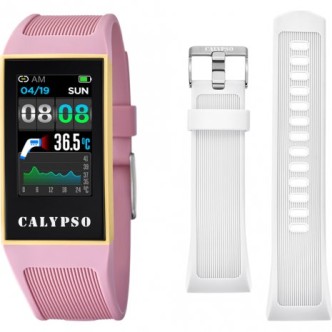 1 - Calypso pink woman smartwatch K8502 / 1 with replacement strap