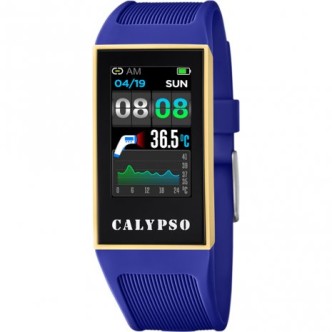 1 - Calypso blue men's smartwatch K8502 / 2 with replacement strap