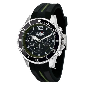 1 - Orologio Sector Uomo Multifunzione Analogico cinturino in silicone collezione Sector 230 R3251161032