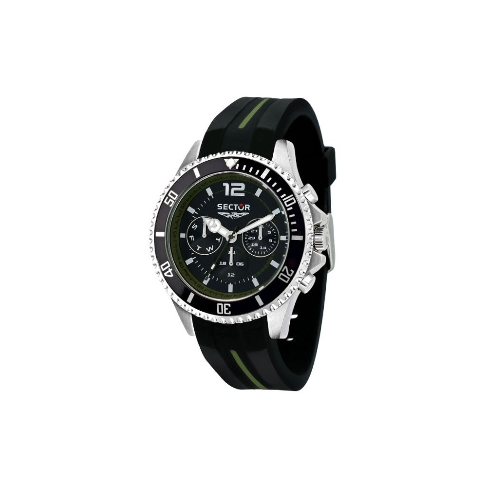 1 - Watch Sector Man Multifunction Analogue silicone strap Sector collection 230 R3251161032