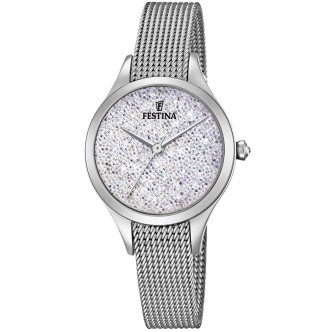 1 - Festina Mademoiselle Swarovski watch only time woman steel F20336 / 1