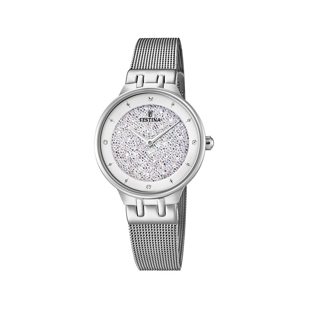 1 - Festina Mademoiselle Swarovski watch only time woman steel F20385 / 1