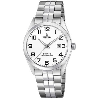 1 - Festina women's time only watch Classic Acero steel F20437 / 1