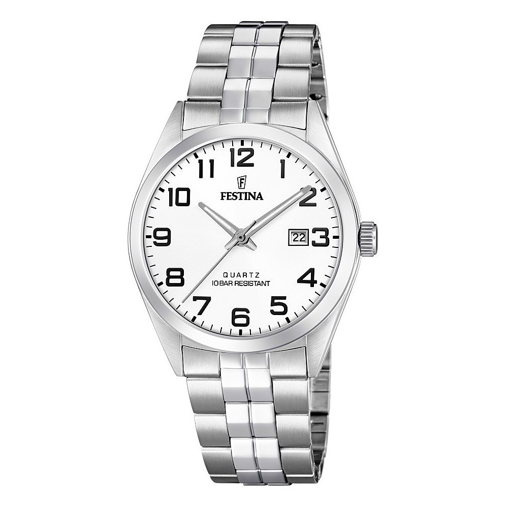 1 - Festina women's time only watch Classic Acero steel F20437 / 1