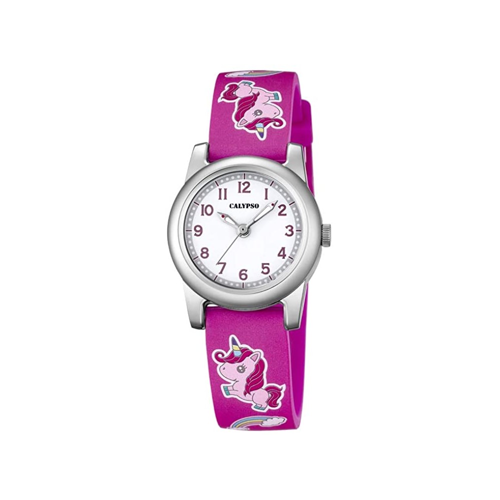 1 - Orologio bambina unicorno Calypso Kids viola K5713/B plastica