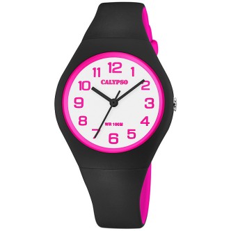 1 - Orologio bambina solo tempo Calypso Sweet Time nero K5777/8