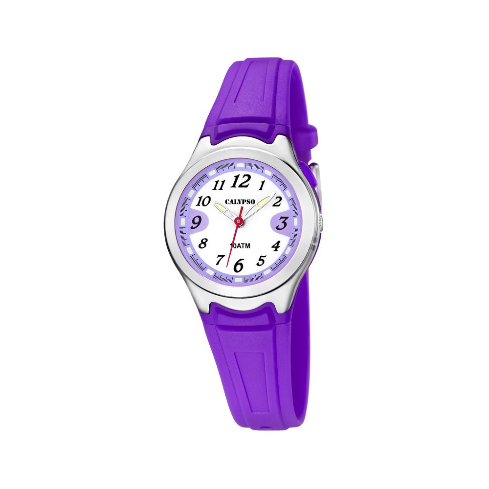 1 - Orologio bambina Calypso Dame  viola K6067/2 cinturino silicone