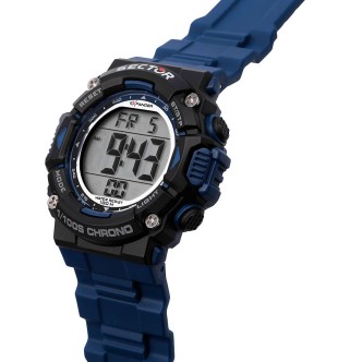 1 - Orologio digitale uomo Sector blu R3251544003 EX-32 plastica e silicone