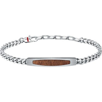 1 - Sector Wood men's steel and wood bracelet SATL08