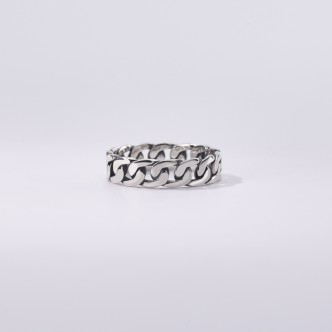 1 - Groumette woman ring Mabina Burnished silver 523188-19