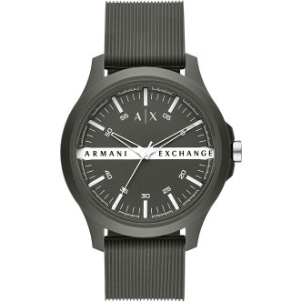 1 - Armani Exchange men's green nylon watch AX2423