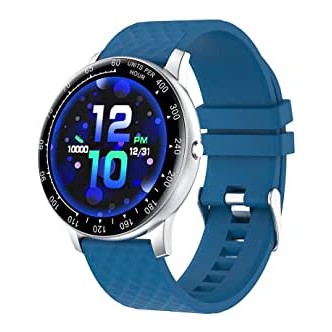 1 - Orologio Smartwatch uomo Smarty blu SW008C plastica e silicone