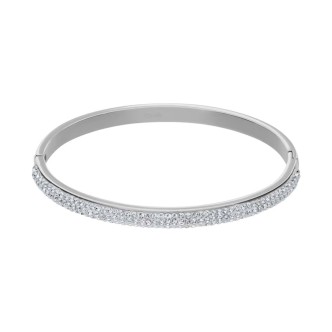 1 - Bracciale bangle donna Stroili Phantasya acciaio con cristalli 1670571