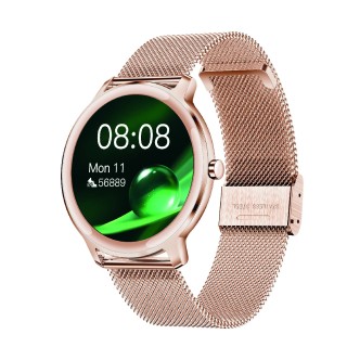 1 - Smarty Round women's smartwatch watch pink SW018A Milan jersey