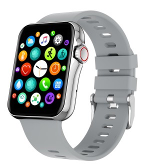 1 - Smartwatch unisex Smarty gray SW022B zinc and silicone