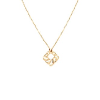 1 - Stroili Soft Dream woman rhombus necklace in brass with glitter 1671166