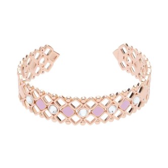 1 - Bracciale donna cristalli Stroili ottone rosato 1671094 Crystal Bubble