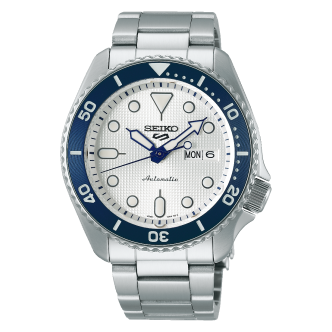 1 - Seiko 5 Sport SRPG47K1 Limited Edition Automatic Watch in blue steel