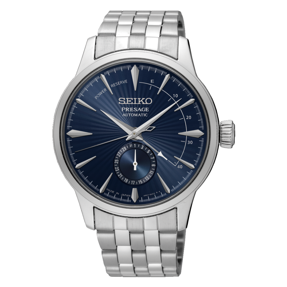 1 - Seiko Presage automatic watch blue SSA347J1 steel