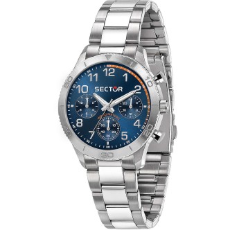 1 - Sector 270 blue multifunction men's watch R3253578018 steel