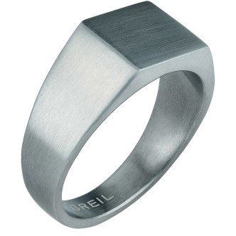 1 - Breil man ring Gritty TJ3028 brushed steel