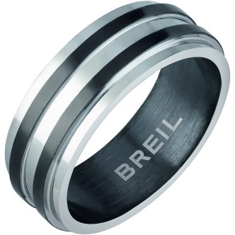 1 - Breil man band ring Joint TJ3034 satin steel