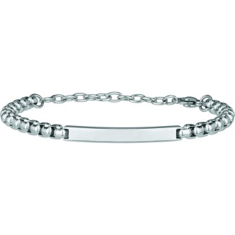 1 - Breil man bracelet in polished steel TJ3039 Blacken.