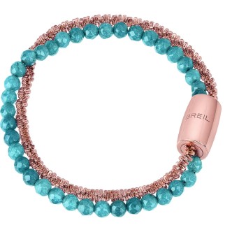 1 - Bracciale donna Breil Magnetica System Margherite Rose Pietra  Oceano TJ3013