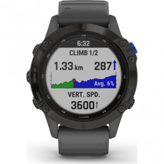 1 - Garmin Titanium man Fenix 6 Pro Solar Slate Gray 010-02410-11