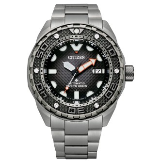 1 - Orologio uomo Citizen Automatico Super Titanio Meccanico Eco Drive NB6004-83E Diver's Sliding