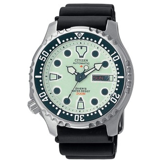 1 - Orologio uomo Citizen Automatico Promaster Meccanico silicone nero Eco Drive NY0040-09W Diver's