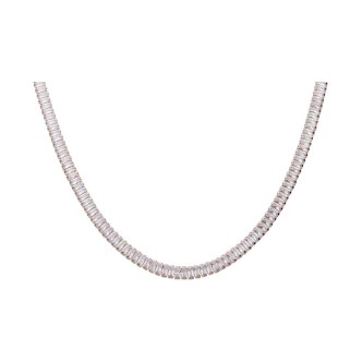 1 - Collana donna Stroili strass metallo rosato 1665962 romantic shine