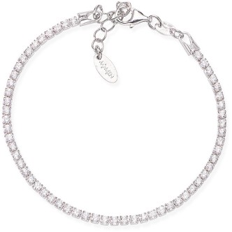 1 - Bracciale Tennis donna Amen Argento 925 BTBB16 con zirconi bianchi