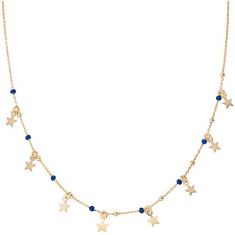 1 - Collana stelle donna Amen Candy Charm Argento 925 rosato CLSMSTGBL1