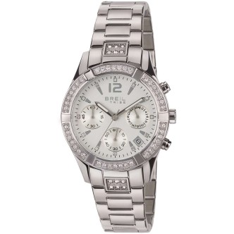 1 - Breil Watch Chronograph woman analog steel strap C'est Chic collection EW0275