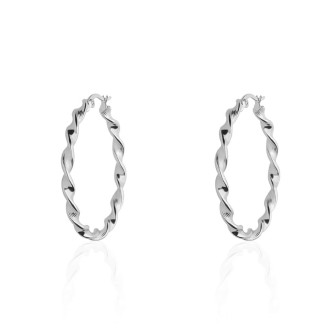 1 - Stroili braided steel woman earrings 1671132 lady code