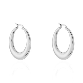 1 - Stroili women's steel circle earrings 1511853 lady code