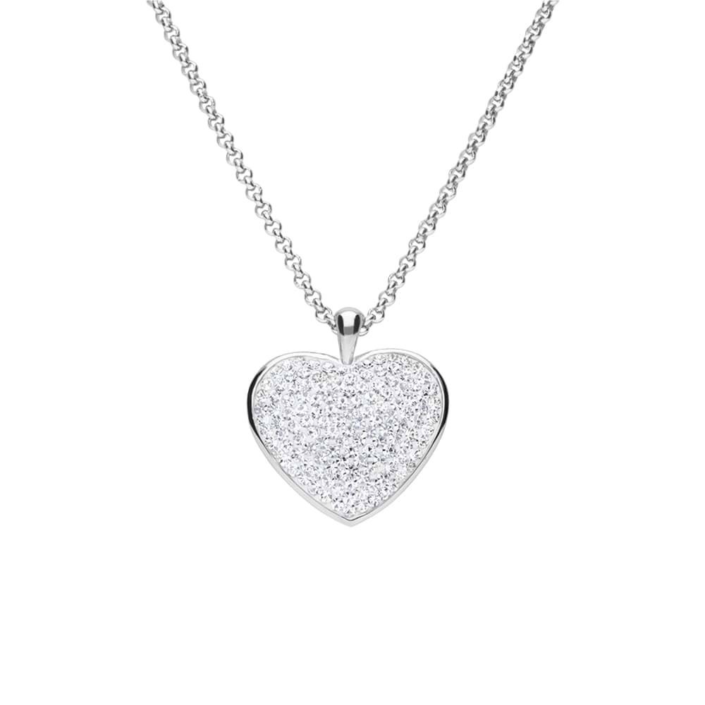 1 - Stroili steel heart necklace 1670587 crystals