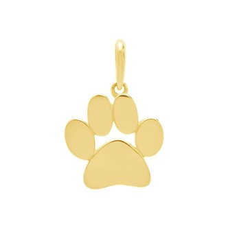 1 - Paw pendant Yellow Gold Stroili woman 1415958 Poeme