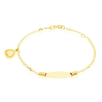 1 - Bracciale bimbo targhetta con angioletto Oro Giallo Stroili 1415994