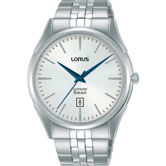 1 - Lorus Classic man time only watch steel rh943nx9 steel case