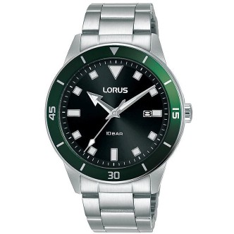 1 - Lorus Sport man time only watch steel rh983lx9 steel case