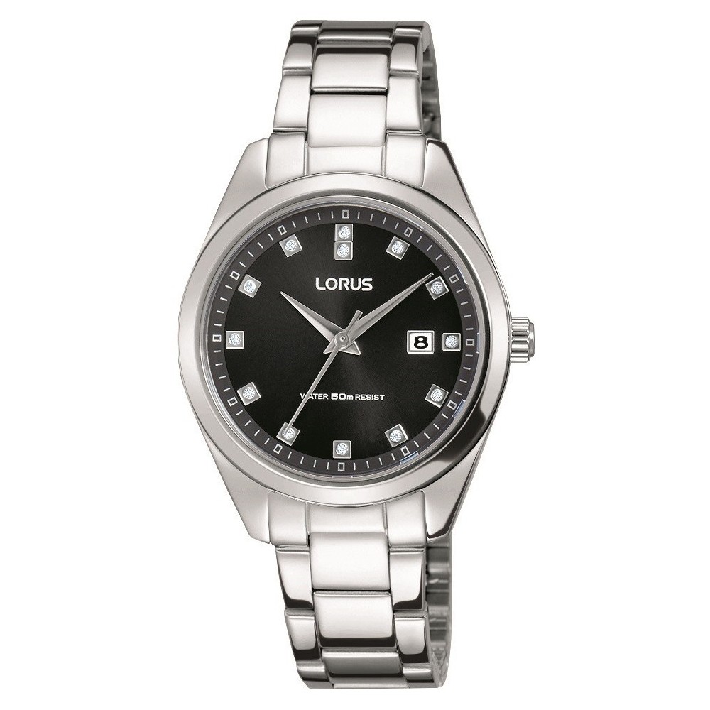 1 - Lorus Classic woman time only watch steel rj243bx9 steel case