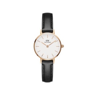 1 - Orologio Daniel Wellington donna nero DW00100443 pelle Petite Sheffield