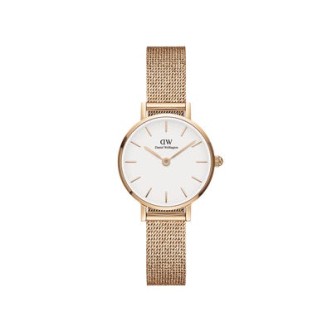 1 - Daniel Wellington women's watch pink white DW00100447 Pressed Melrose steel