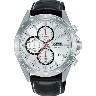 1 - Lorus Sport men's chronograph steel watch rm371gx9.