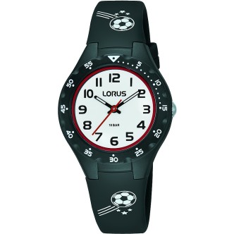 1 - Orologio solo tempo bambino resina nera rrx45gx9